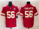 Kansas City Chiefs #56 George Karlaftis Red Vapor Limited Jersey
