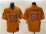 Kansas City Chiefs #58 Derrick Thomas 2023 Brown Salute To Service Limited Jersey