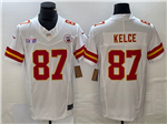 Kansas City Chiefs #87 Travis Kelce White Super Bowl LVIII F.U.S.E. Limited Jersey