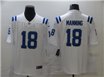 Indianapolis Colts #18 Peyton Manning White Vapor Limited Jersey