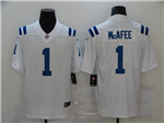 Indianapolis Colts #1 Pat McAfee White Vapor Limited Jersey