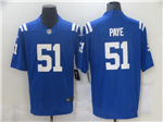 Indianapolis Colts #51 Kwity Paye Blue Vapor Limited Jersey