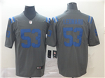 Indianapolis Colts #53 Darius Leonard Gray Inverted Limited Jersey