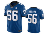 Indianapolis Colts #56 Quenton Nelson Indiana Nights Blue Vapor F.U.S.E. Limited Jersey