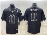 Dallas Cowboys #11 Micah Parsons Black Shadow Limited Jersey