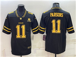 Dallas Cowboys #11 Micah Parsons Black Gold Vapor Limited Jersey