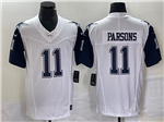 Dallas Cowboys #11 Micah Parsons Alternate White Vapor F.U.S.E. Limited Jersey