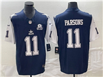 Dallas Cowboys #11 Micah Parsons Throwback Blue Vapor F.U.S.E. Limited Jersey