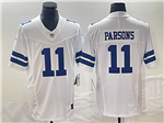 Dallas Cowboys #11 Micah Parsons White Vapor F.U.S.E. Limited Jersey