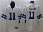 Dallas Cowboys #11 Micah Parsons White Vapor Limited Jersey