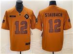 Dallas Cowboys #12 Roger Staubach 2023 Brown Salute To Service Limited Jersey