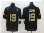 Dallas Cowboys #19 Amari Cooper 2020 Black Camo Salute To Service Limited Jersey