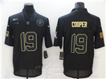 Dallas Cowboys #19 Amari Cooper 2020 Black Salute To Service Limited Jersey