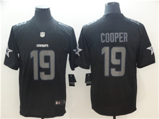 Dallas Cowboys #19 Amari Cooper Black Vapor Impact Limited Jersey