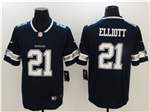 Dallas Cowboys #21 Ezekiel Elliott Blue Vapor Limited Jersey