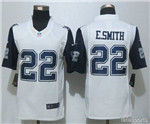 Dallas Cowboys #22 Emmitt Smith White Color Rush Limited Jersey