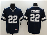Dallas Cowboys #22 Emmitt Smith Blue Vapor Limited Jersey