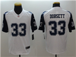 Dallas Cowboys #33 Tony Dorsett White Color Rush Limited Jersey