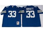 Dallas Cowboys #33 Tony Dorsett 1977 Throwback Blue Jersey