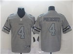Dallas Cowboys #4 Dak Prescott 2019 Gray Gridiron Gray Limited Jersey