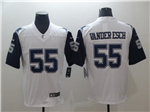 Dallas Cowboys #55 Leighton Vander Esch White Color Rush Limited Jersey
