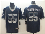 Dallas Cowboys #55 Leighton Vander Esch Navy Drift Fashion Limited Jersey