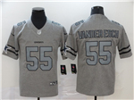 Dallas Cowboys #55 Leighton Vander Esch 2019 Gray Gridiron Gray Limited Jersey