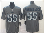 Dallas Cowboys #55 Leighton Vander Esch Gray Camo Limited Jersey