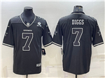 Dallas Cowboys #7 Trevon Diggs Black Shadow Limited Jersey