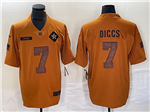 Dallas Cowboys #7 Trevon Diggs 2023 Brown Salute To Service Limited Jersey