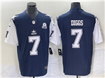 Dallas Cowboys #7 Trevon Diggs Throwback Blue Vapor F.U.S.E. Limited Jersey