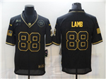 Dallas Cowboys #88 CeeDee Lamb 2020 Black Gold Salute To Service Limited Jersey