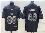 Dallas Cowboys #88 CeeDee Lamb Black RFLCTV Limited Jersey