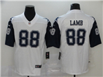 Dallas Cowboys #88 CeeDee Lamb White Color Rush Limited Jersey