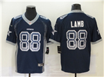 Dallas Cowboys #88 CeeDee Lamb Navy Drift Fashion Limited Jersey