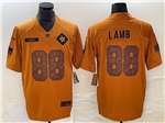 Dallas Cowboys #88 CeeDee Lamb 2023 Brown Salute To Service Limited Jersey