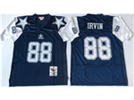 Dallas Cowboys #88 Michael Irving 1995 Throwback Navy Blue Jersey