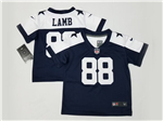 Dallas Cowboys #88 CeeDee Lamb Toddler Thanksgiving Blue Vapor Limited Jersey