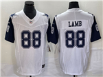 Dallas Cowboys #88 CeeDee Lamb Alternate White Vapor F.U.S.E. Limited Jersey