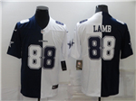 Dallas Cowboys #88 CeeDee Lamb Split Blue/White Limited Jersey