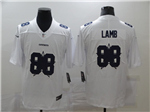 Dallas Cowboys #88 CeeDee Lamb White Shadow Logo Limited Jersey