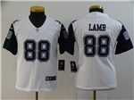 Dallas Cowboys #88 CeeDee Lamb Youth White Alternate Vapor Limited Jersey