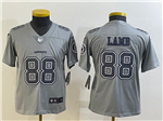 Dallas Cowboys #88 CeeDee Lamb Youth Gray Atmosphere Fashion Limited Jersey