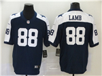 Dallas Cowboys #88 CeeDee Lamb Youth Thanksgiving Blue Vapor Limited Jersey