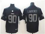 Dallas Cowboys #90 DeMarcus Lawrence Black Vapor Impact Limited Jersey