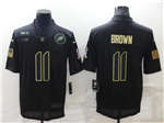 Philadelphia Eagles #11 A.J. Brown 2020 Black Salute To Service Limited Jersey