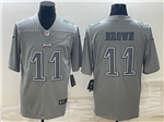 Philadelphia Eagles #11 A.J. Brown Gray Atmosphere Fashion Limited Jersey