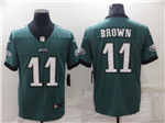 Philadelphia Eagles #11 A.J. Brown Green Vapor Limited Jersey
