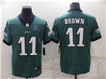 Philadelphia Eagles #11 A.J. Brown Green Super Bowl LVII Limited Jersey