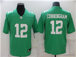 Philadelphia Eagles #12 Randall Cunningham Throwback Green Vapor Limited Jersey